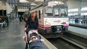 zaragoza tren 2 300x169 - Zaragoza con bebé. ¿Qué hacer en tu visita de un día?