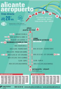linea horario C6 aeropuerto Alicante 208x300 - ¿Cómo llegar al aeropuerto de Alicante a partir de 1,20€?