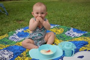alimentación en viajes en bebés de 6 a 12 meses